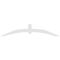 Ekena Millwork Archdale Architectural Grade PVC Gable Bracket, 72"W x 15"H x 2"D x 4"F, 5/12 Pitch GBP072X15X0204ARC00 - alternate 5